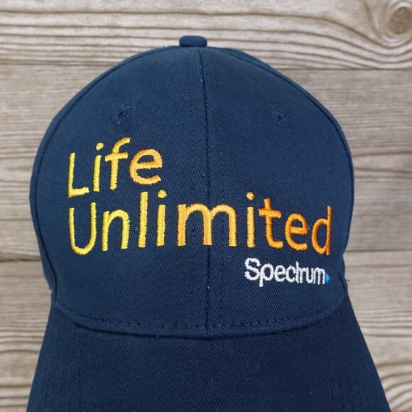 Spectrum Hat Cap Strap Back Life Unlimited Embroidered Promo Adjustable employee - Picture 2 of 8